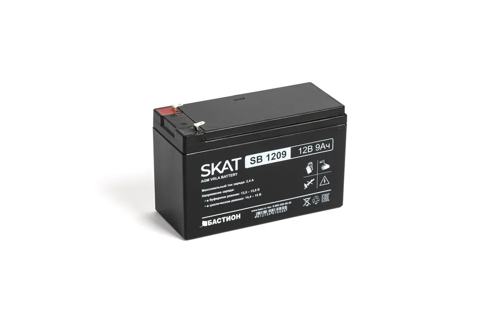 SKAT SB 1209 (2540). Аккумулятор герметичный свинцово-кислотный