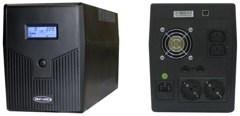 SKAT-UPS 1500/900 (SKAT-UPS 1500-IN-2х9) (457). Бесперебойный источник питания