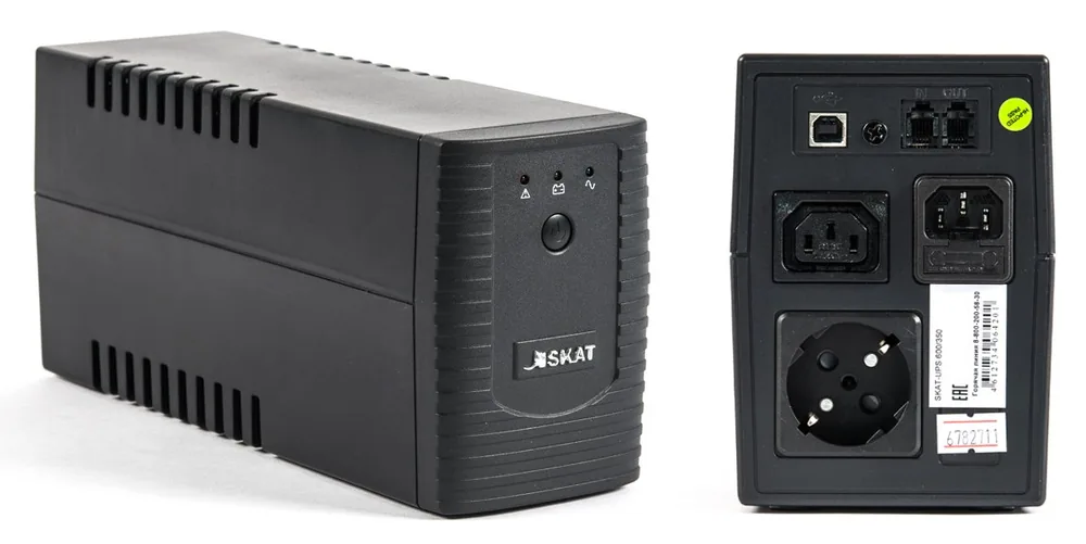 SKAT-UPS 600/350 (SKAT-UPS 600-IN-1х7) (449). Бесперебойный источник питания