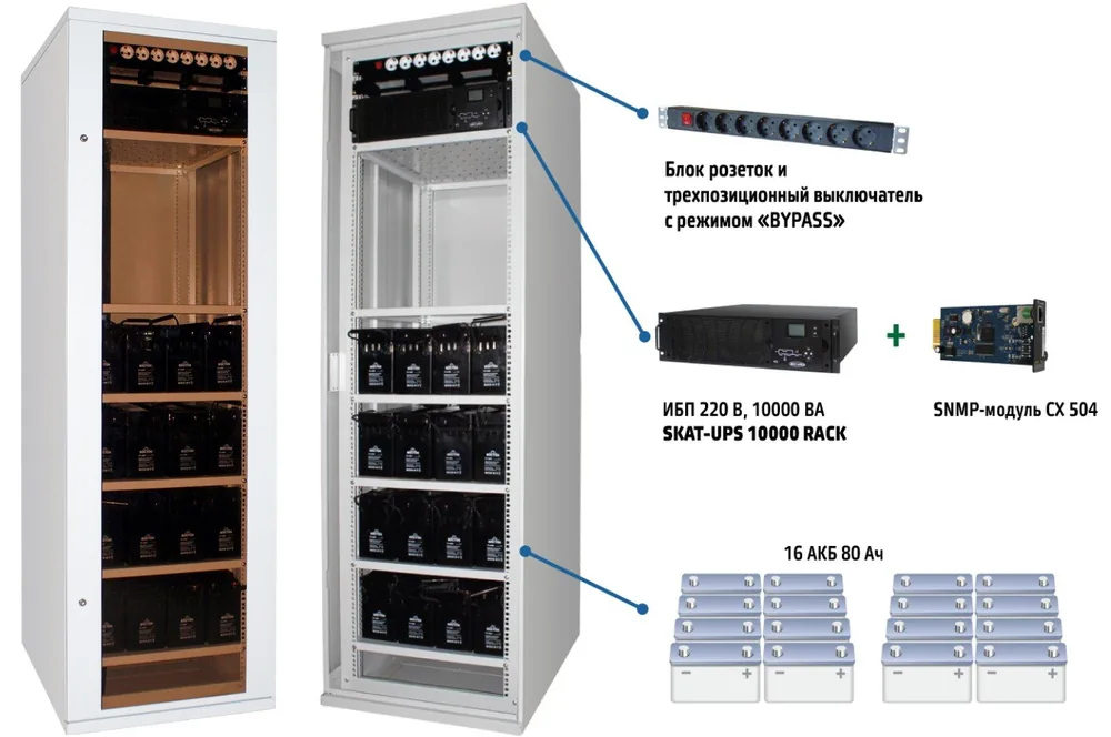 SKAT UPS 6000 SNMP (478). Комплекс бесперебойного питания