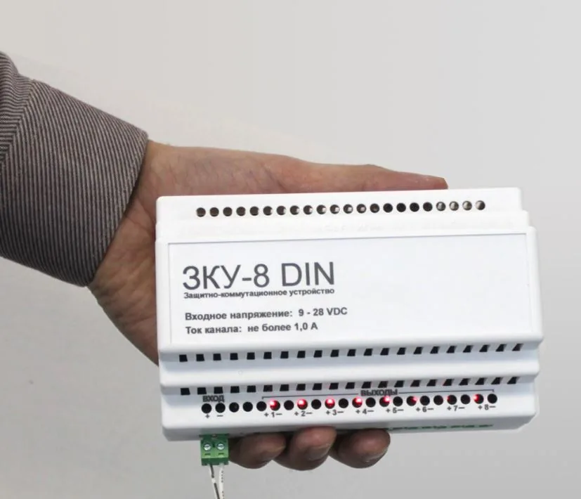 ЗКУ-8DIN (230). Защитно-коммутационное устройство — фото 2 из 4