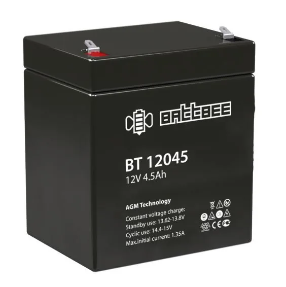 BATTBEE BT 12045. Аккумулятор герметичный свинцово-кислотный