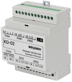 Коммутатор многоабонентских домофонов KD-02 — фото 1 из 2