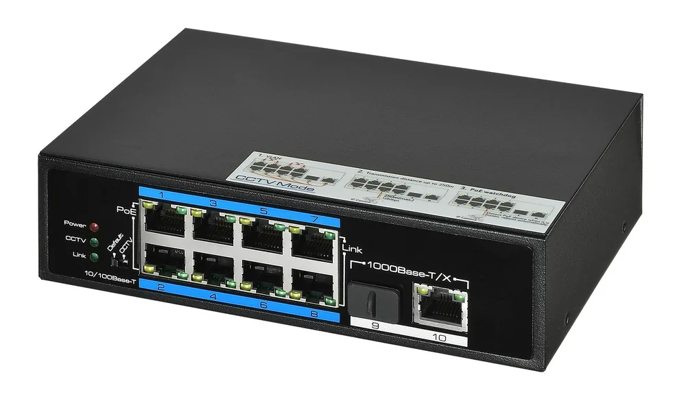 STP-811HPS. Сетевой коммутатор неуправляемый