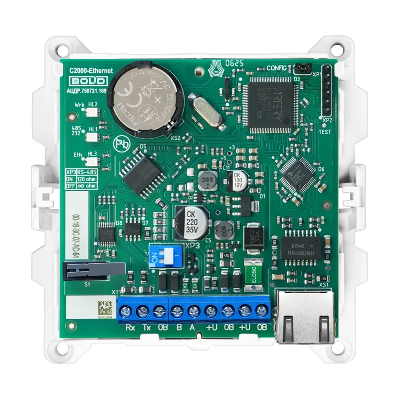 Преобразователь интерфейсов RS-485/RS-232 в Ethernet С2000-Ethernet — фото 2 из 4