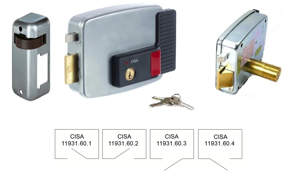 11.931.60.2. Замок электромеханический CISA накладной