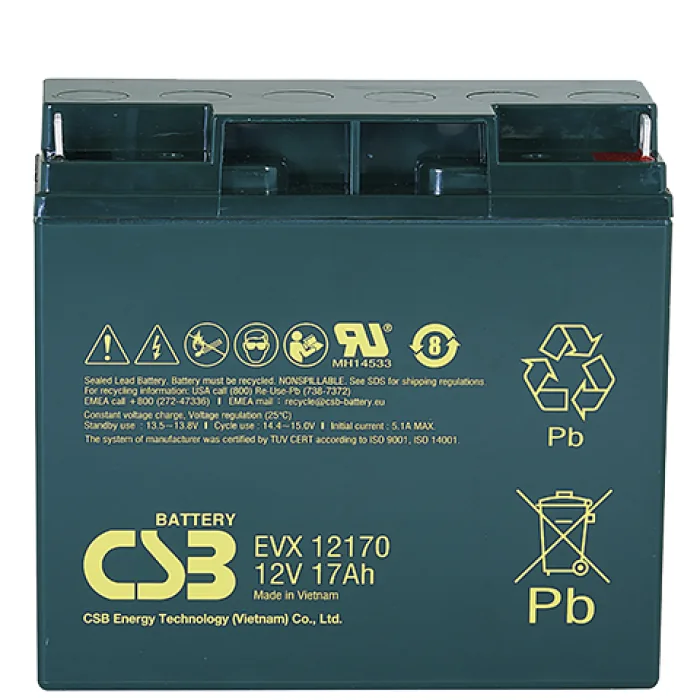 CSB EVX 12170. Аккумулятор герметичный свинцово-кислотный
