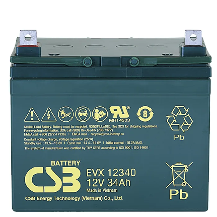 CSB EVX 12340. Аккумулятор герметичный свинцово-кислотный