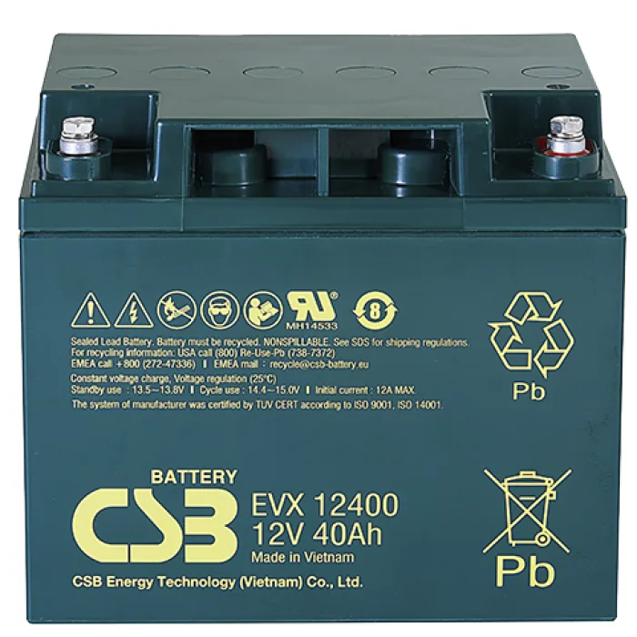 CSB EVX 12400. Аккумулятор герметичный свинцово-кислотный