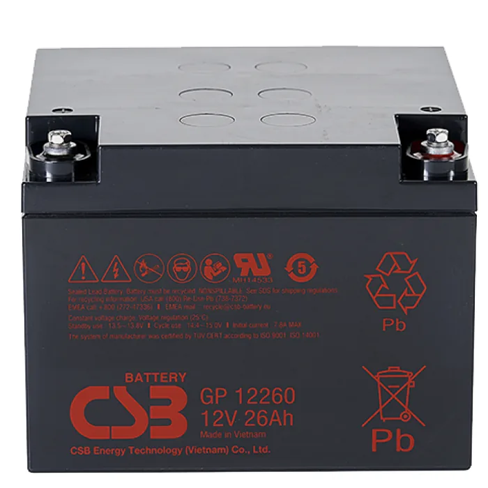 CSB GP 12260. Аккумулятор герметичный свинцово-кислотный