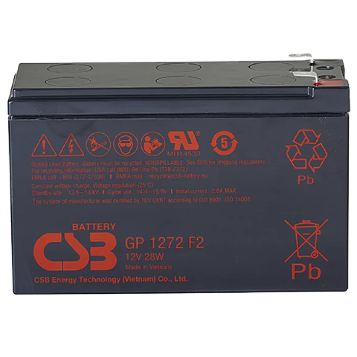 CSB GP 1272(25W). Аккумулятор герметичный свинцово-кислотный