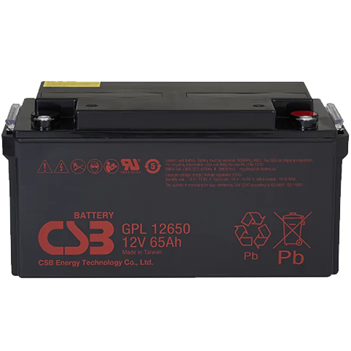 CSB GPL 12650. Аккумулятор герметичный свинцово-кислотный