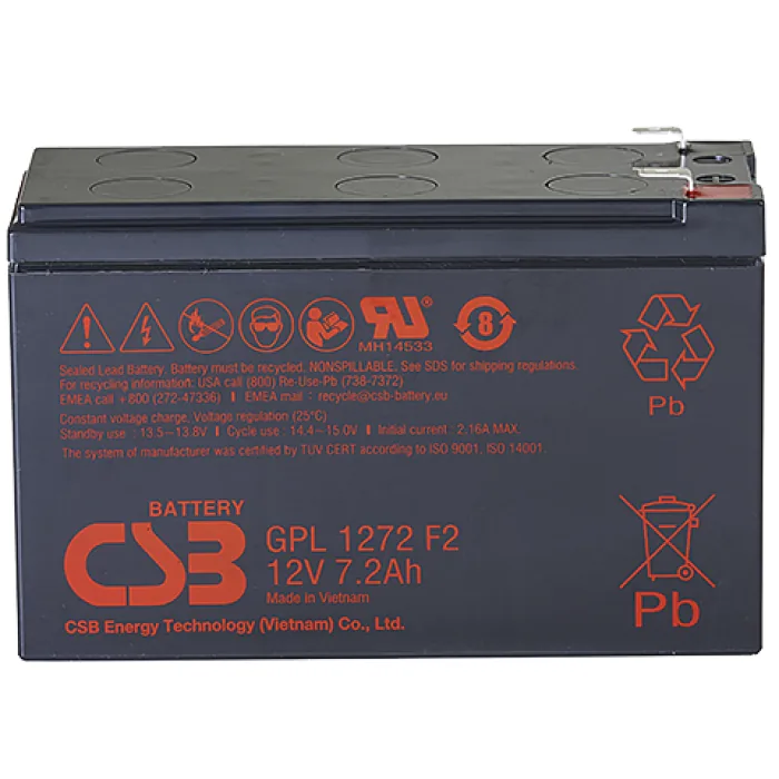 CSB GPL 1272 F2 FR. Аккумулятор герметичный свинцово-кислотный