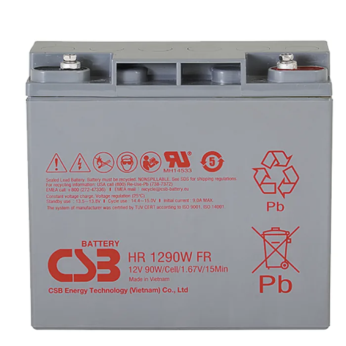 CSB HR 1290W. Аккумулятор герметичный свинцово-кислотный