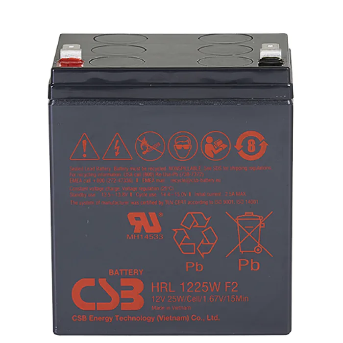 CSB HRL 1225W FR. Аккумулятор герметичный свинцово-кислотный