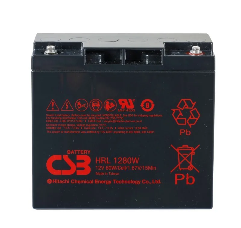 CSB HRL 1280W. Аккумулятор герметичный свинцово-кислотный