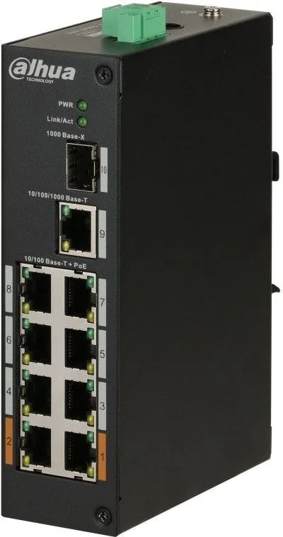 DH-PFS3110-8ET-96. Сетевой PoE коммутатор