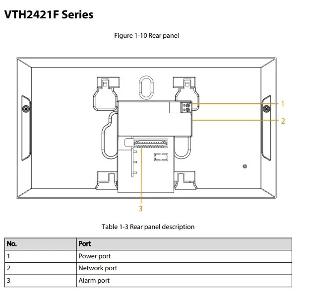 DH-VTH2421FB-P. Монитор IP-видеодомофона — фото 2 из 2
