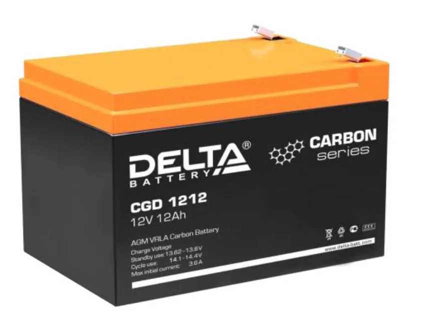 Delta CGD 1212. Аккумулятор герметичный свинцово-кислотный
