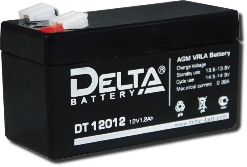 Delta DT 12012. Аккумулятор герметичный свинцово-кислотный