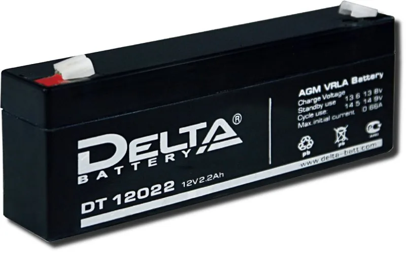 Delta DT 12022. Аккумулятор герметичный свинцово-кислотный