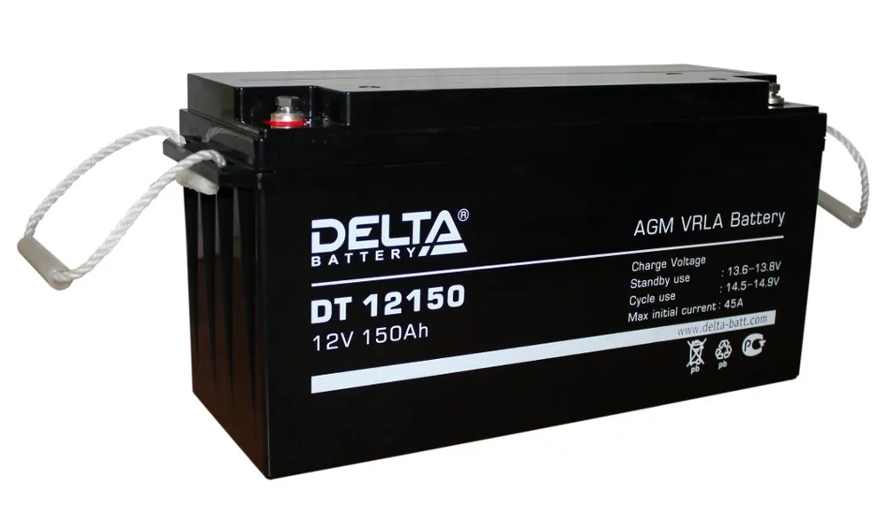 Delta DT 12150. Аккумулятор герметичный свинцово-кислотный