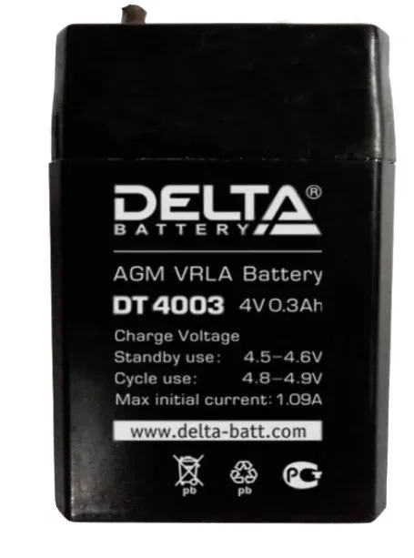 Delta DT 4003. Аккумулятор герметичный свинцово-кислотный