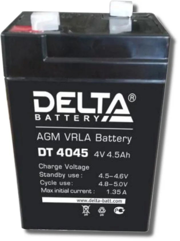 Delta DT 4045. Аккумулятор герметичный свинцово-кислотный