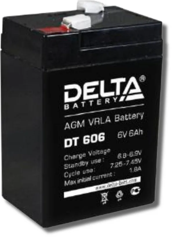 Delta DT 606. Аккумулятор герметичный свинцово-кислотный