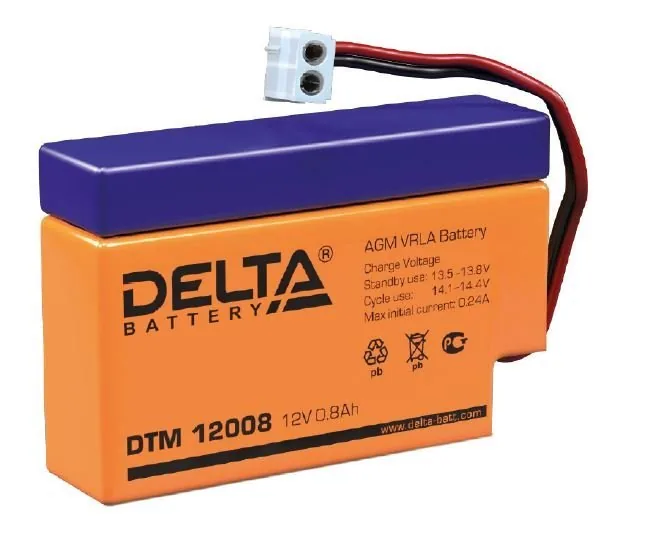 Delta DTM 12008 (T9). Аккумулятор герметичный свинцово-кислотный