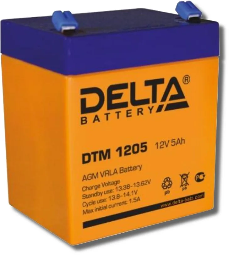 Delta DTM 1205. Аккумулятор герметичный свинцово-кислотный