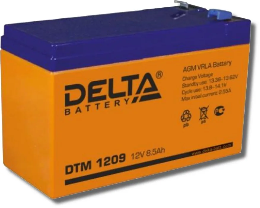 Delta DTM 1209. Аккумулятор герметичный свинцово-кислотный