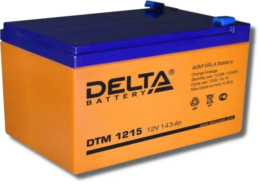Delta DTM 1215. Аккумулятор герметичный свинцово-кислотный
