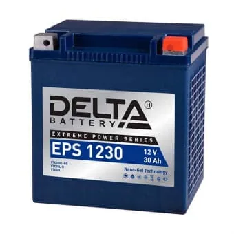 Delta EPS 1230. Аккумулятор герметичный свинцово-кислотный стартерный