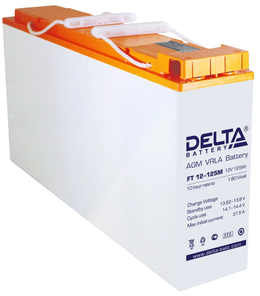 Delta FT 12-125 M. Аккумулятор герметичный свинцово-кислотный