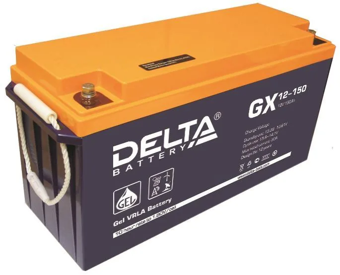 Delta GX 12-150. Аккумулятор герметичный свинцово-кислотный