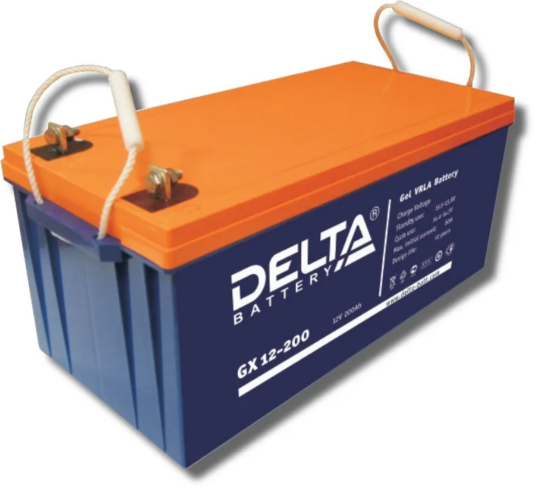 Delta GX 12-200. Аккумулятор герметичный свинцово-кислотный