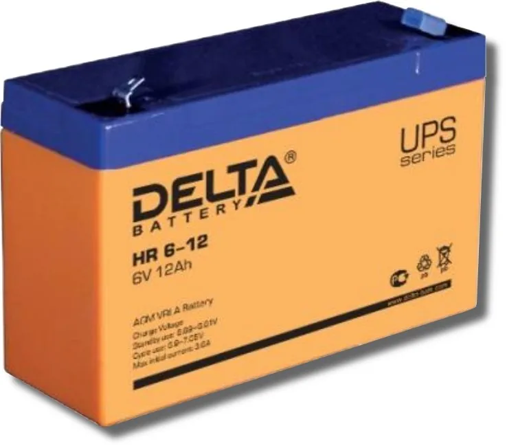 Delta HR 6-12. Аккумулятор герметичный свинцово-кислотный