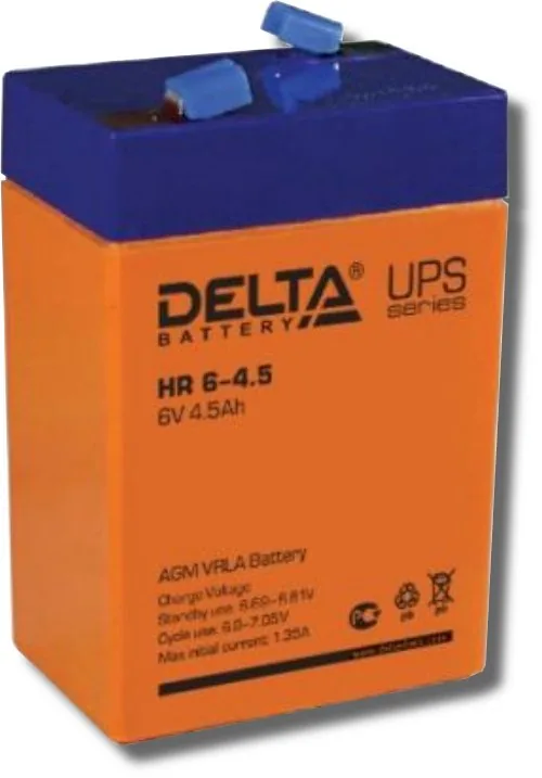 Delta HR 6-4.5. Аккумулятор герметичный свинцово-кислотный