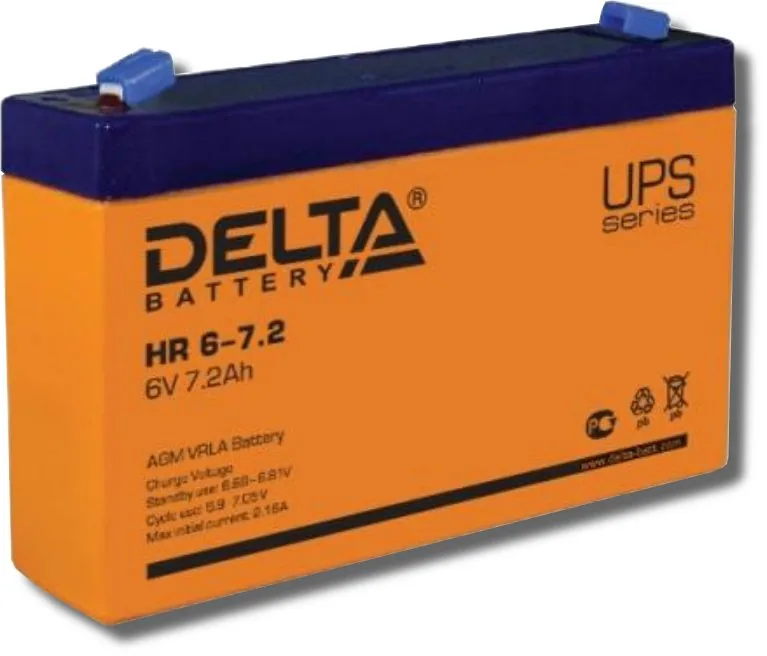 Delta HR 6-7.2. Аккумулятор герметичный свинцово-кислотный