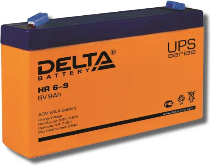 Delta HR 6-9. Аккумулятор герметичный свинцово-кислотный