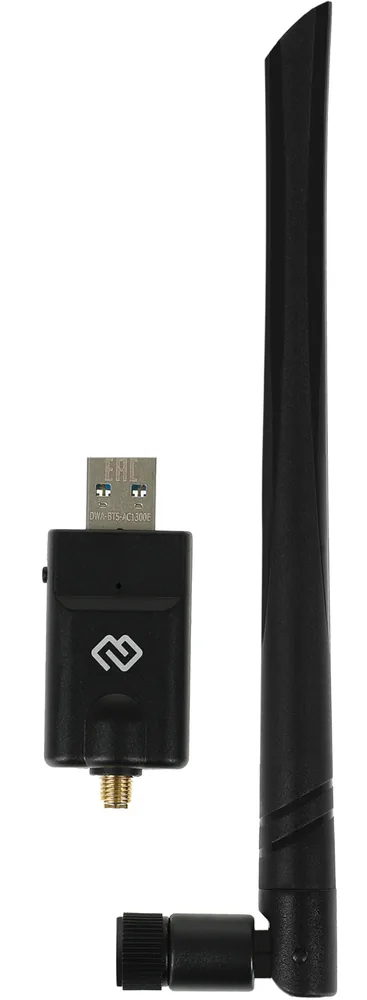 DWA-BT5-AC1300E AC1300 USB 3.0 (ант.внеш.съем) 1ант.Wi-Fi + Bluetooth. Сетевой адаптер