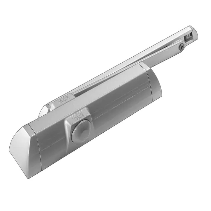 TS90 Impulse (серый). Доводчик для дверей весом до 80 кг, двухскоростной