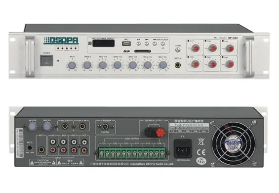 MP-1010U. Микшер-усилитель комбинированный