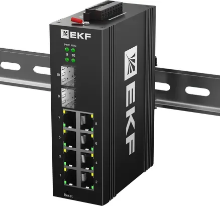 TSX-ML2-2GX/SFP-8GTP. Промышленный управляемый коммутатор
