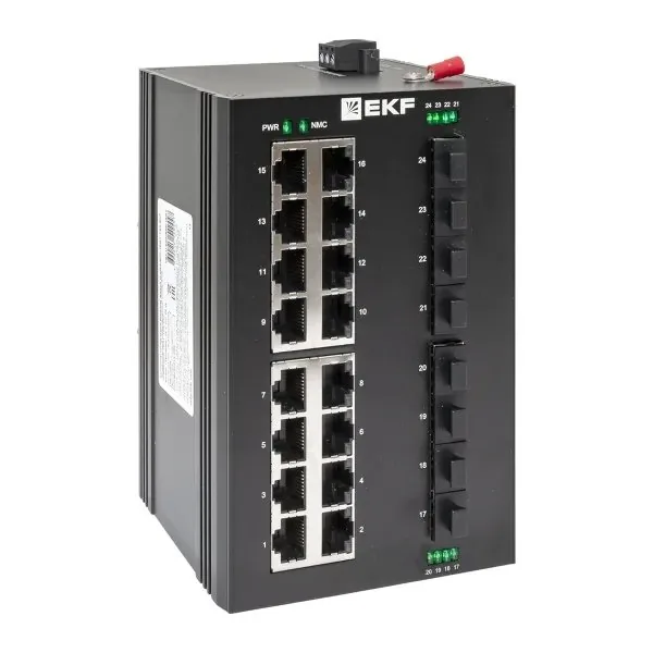 TSX-U-8GX/SFP-16GT. Промышленный неуправляемый коммутатор
