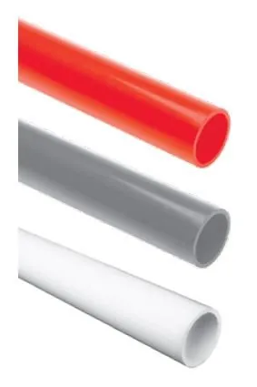 Ecoplast труба ПВХ гладкая, для аспирационной системы, D25, красная (33025-RD). Труба для аспирационной системы