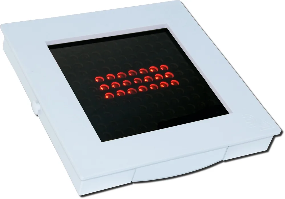 МИНИ-12-ДИН2 (MINI-DIN-GS) "Go-Stop". Оповещатель охранно-пожарный световой динамический (табло)
