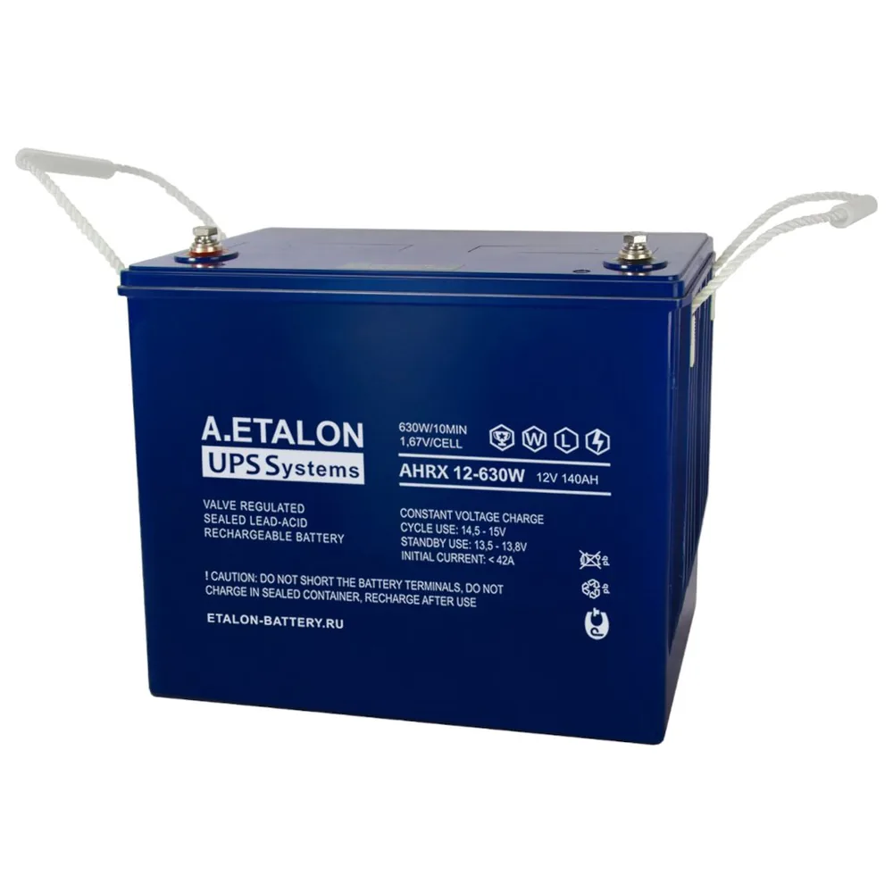 A.ETALON AHRX 12-630W (140). Аккумулятор герметичный свинцово-кислотный