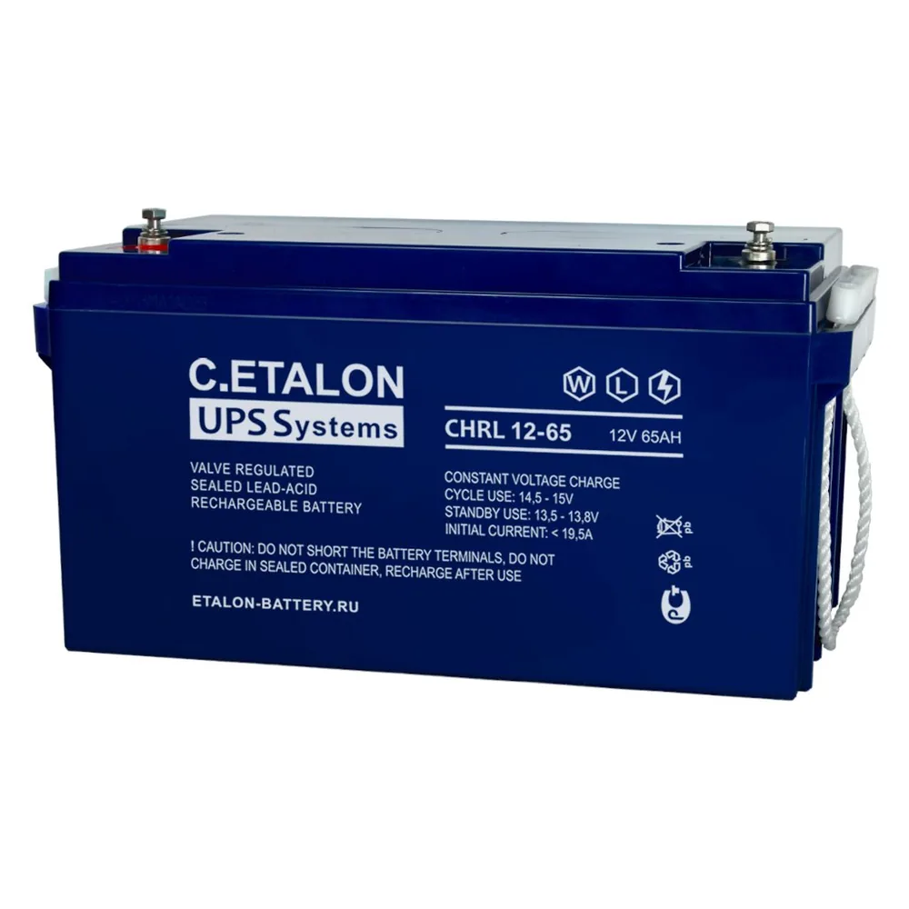 C.ETALON CHRL 12-65. Аккумулятор герметичный свинцово-кислотный